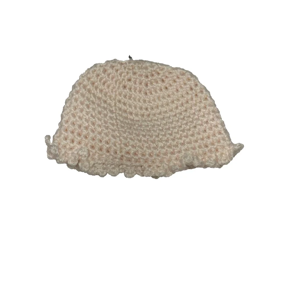 NEW handmade crocheted newborn baby hat yarn‎